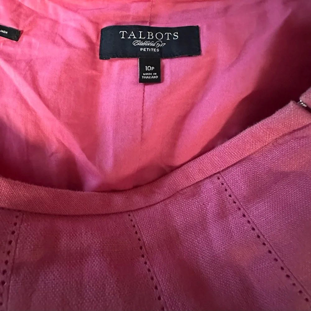 Talbots Pink A-Line Skirt - Picture 2 of 3
